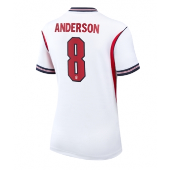Billige Fotballdrakt England Elliot Anderson #8 Replika Hjemmedrakt Dame VM 2026 Kortermet